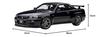 AUTOart 1/18 Scale Nissan Skyline GT-R (R34) V-Spec II Black Pearl Finished Model 77407