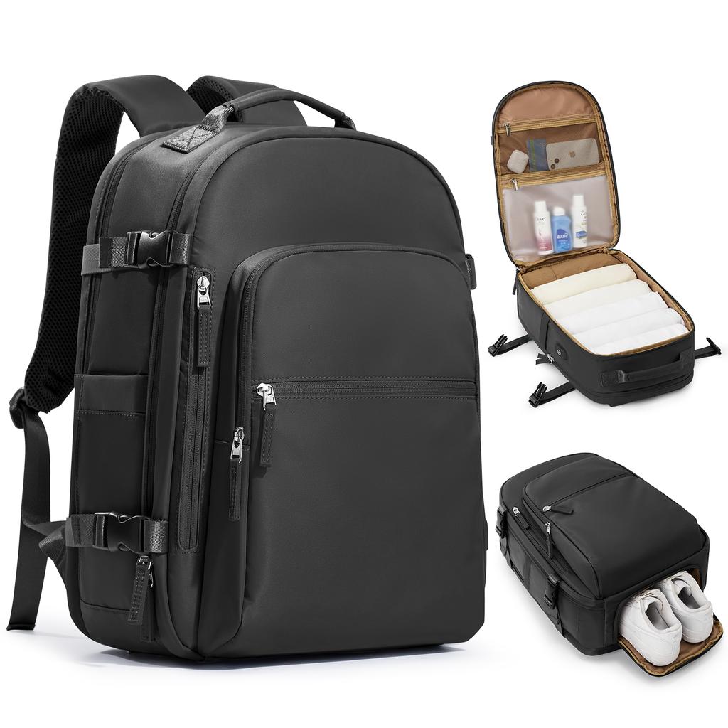 Дорожный рюкзак, легкий деловой рюкзак для руководителей, одобренный для полетов, большой мужской рюкзак для выходного дня, рюкзак для ноутбука 15,6 дюймов