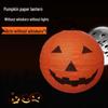 Halloween Pumpkin Lanterns: Hanging Ornaments, String Lights, Paper Lanterns, and Handheld Props for Bar and Kindergarten Decorations.