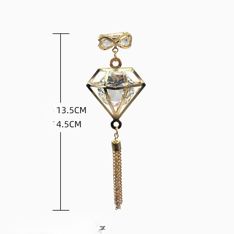 Хрустальная штора Декоративная пряжка Тип булавки Пряжка для фиксации штор Ржавчиноустойчивая и долговечная