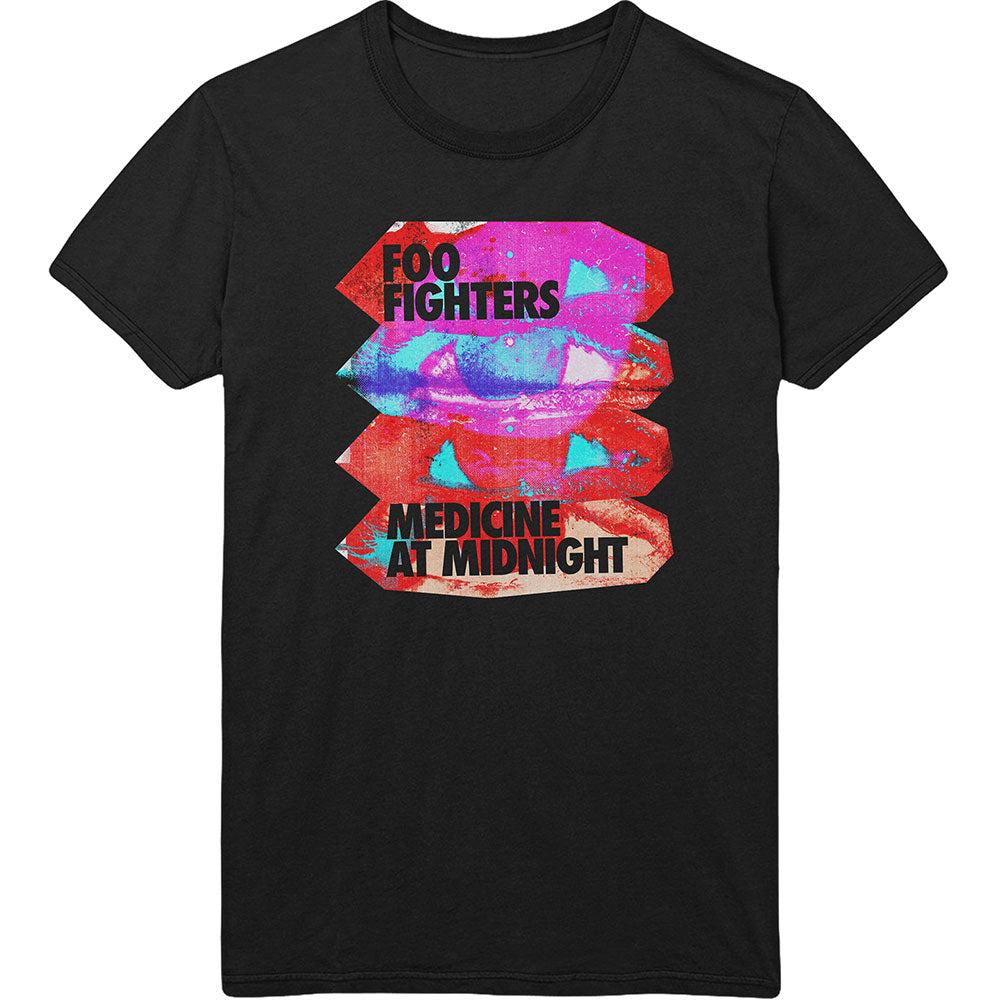 Medicine At Midnight Taped Foo Fighters Band TShirt Cotton Graphic Tee Unisex Unisex Summer Streetwear