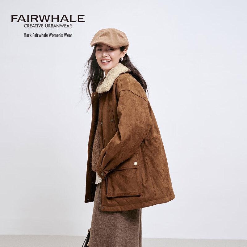 Женский пуховик с капюшоном в стиле ретро Mark Fairwhale