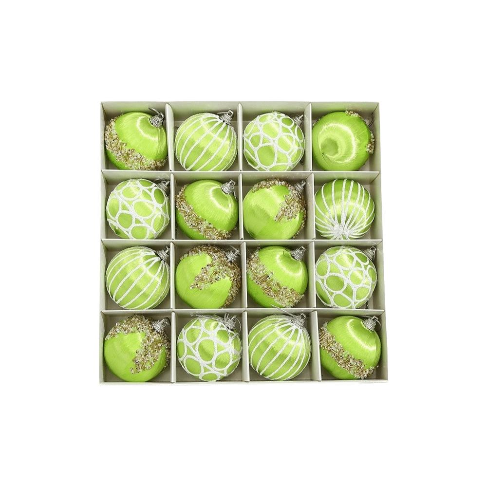 16Pcs/set 16 Pcs Christmas Tree Ornaments 6 CM Hanging Ornaments Home Decor