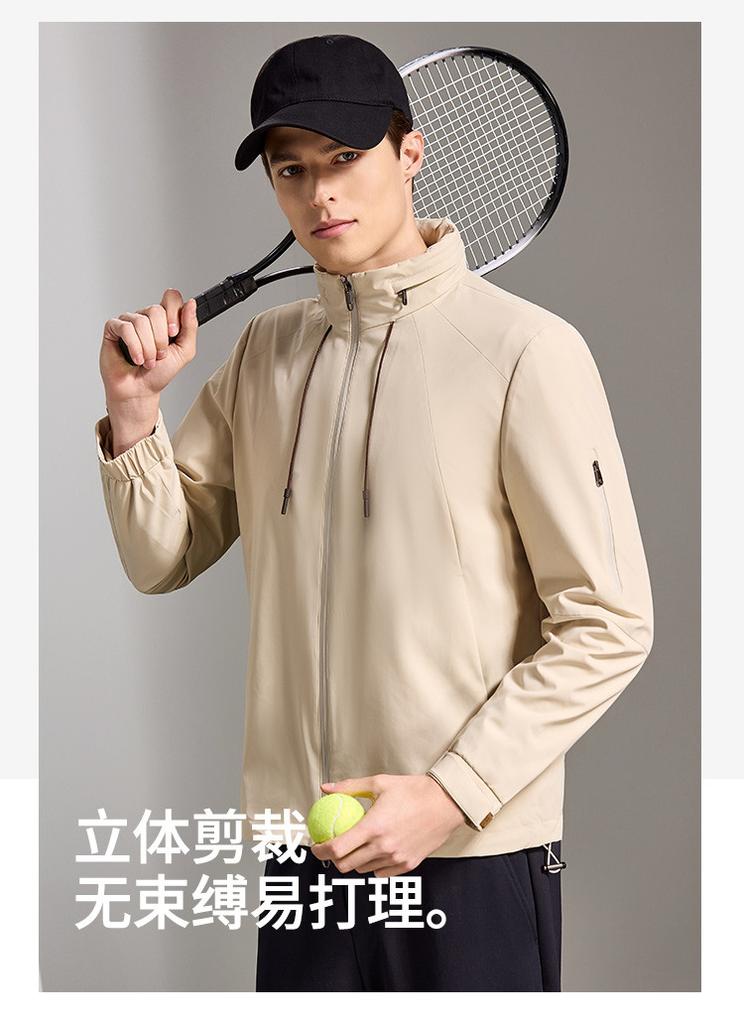 Storage hooded jacket for men and youth