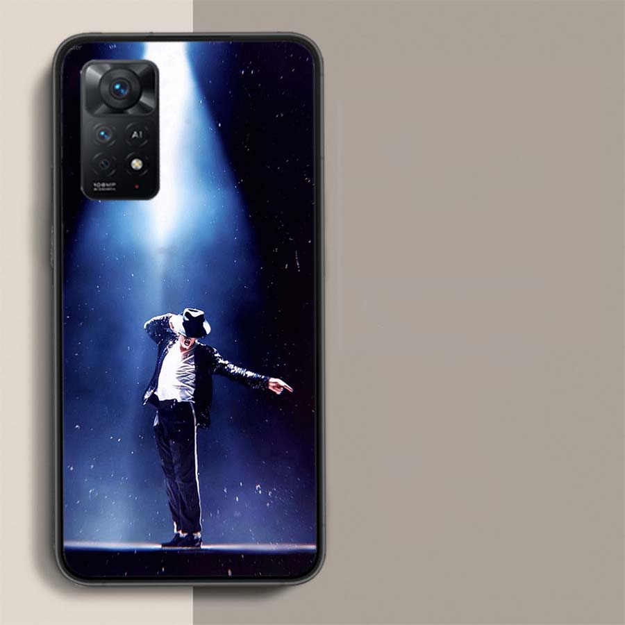 Чехол для телефона Майкл Джексон для Xiaomi Redmi Note 12 Pro Plus 5G 12S 11 11E 11T Pro 10 9 8 7 11S 10S 4G 9T 8T 9S Capa Coque Cover