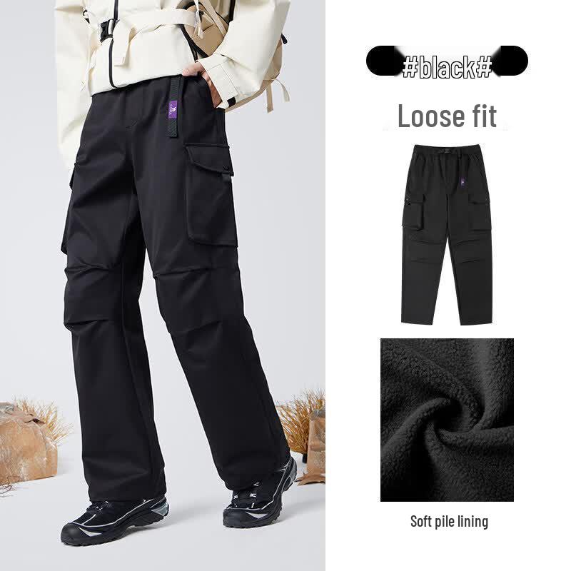 Camel Women's Fleece-Lined Workwear Pants