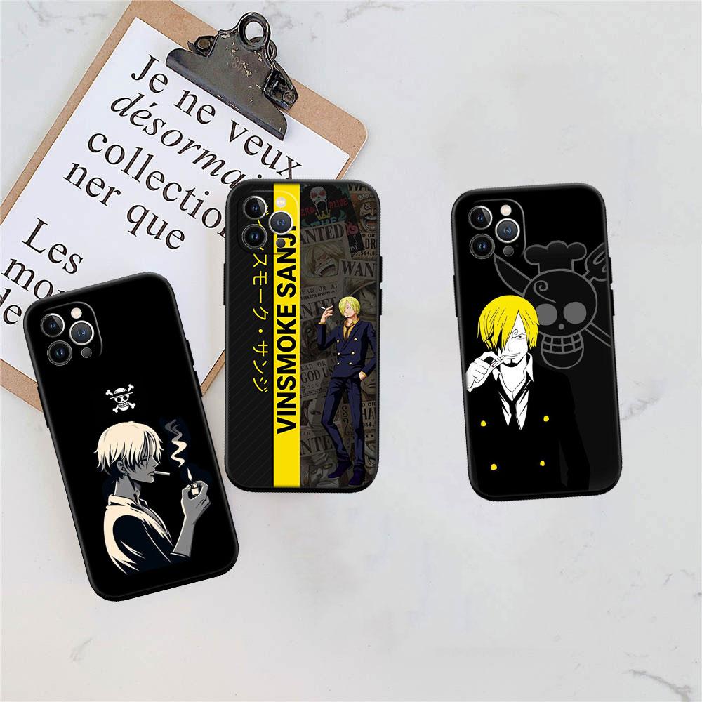 FM43 Чехол-накладка Sanji из One Piece для iPhone 16 15 14 13 12 Pro Max Plus Mini