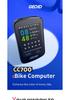 GEOID CC700 Extreme Английский Умный Сенсорный Велосипедный GPS-Навигатор и Одометр