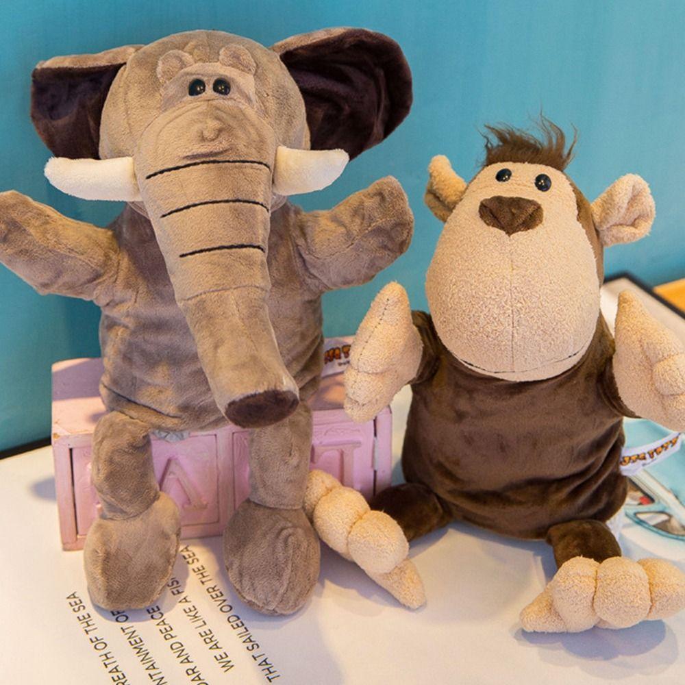 Плюшевые игрушки Мягкие игрушки Родитель-ребенок Панда Детский сад Реквизит для рассказов Детские куклы Плюшевая кукла на руку Животная кукла на руку
