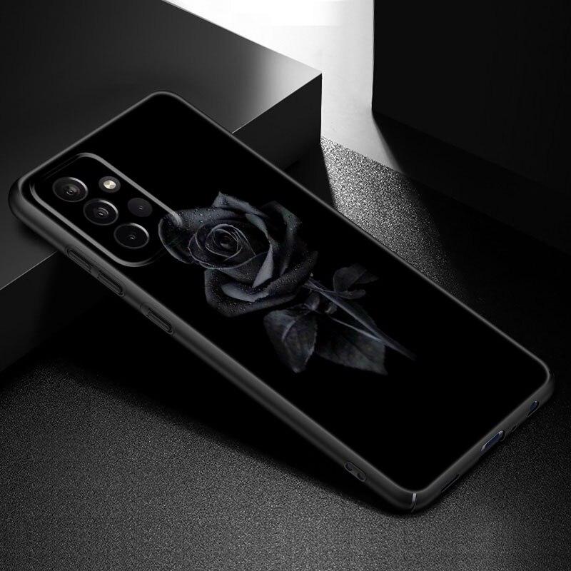 Красивый чехол для телефона с изображением розы для Samsung Galaxy A21 A30 A50 A52 S A13 A22 A32 A33 A53 A73 5G A11 A12 A31 A51 A70 A71 A72