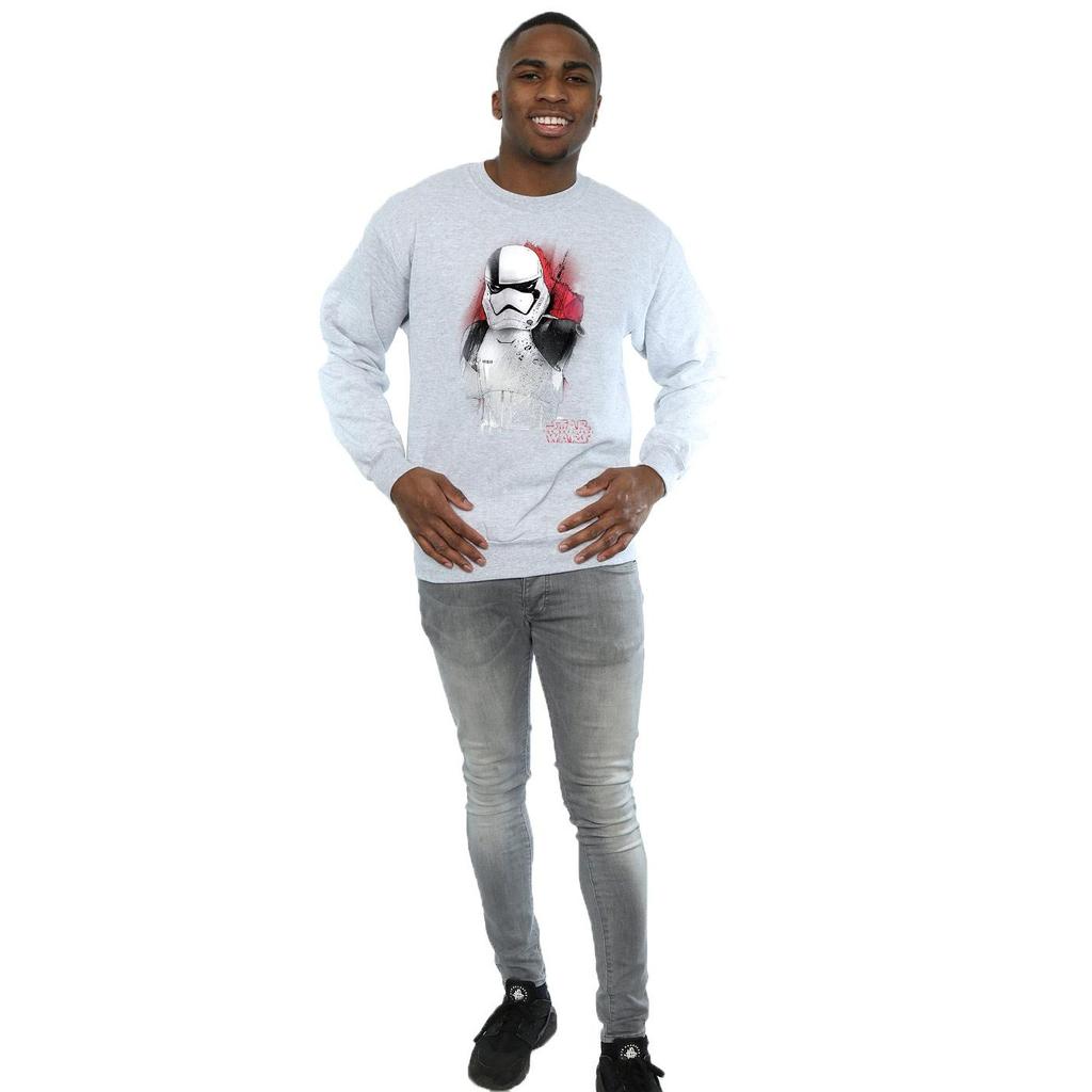 Star Wars Mens The Last Jedi Stormtrooper Brushed Sweatshirt