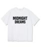 MIDNIGHT12AM Белая футболка с коротким рукавом Dot Dream