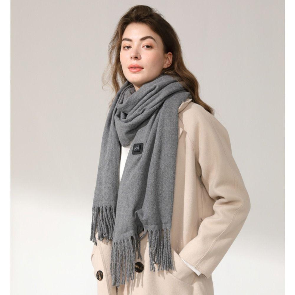 Rechargeable Warm Shawl USB Charging Electric Winter Warmer Fashion Electric Heated Scarf