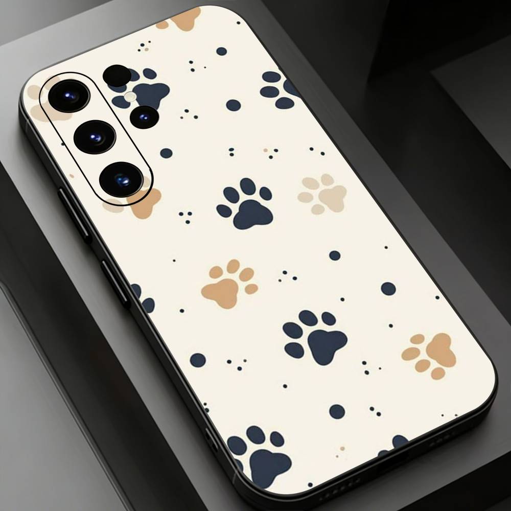 Dog Paw Phone Case for Samsung Galaxy S20,23 Ultra S24,22 Plus S25,26,21FE TPU Cover