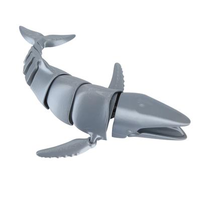 3D-печатный гибкий горбатый кит, напечатанный шарнирный кристалл, гибкий горбатый кит, игрушка для взрослых и детей, таинственные игрушки