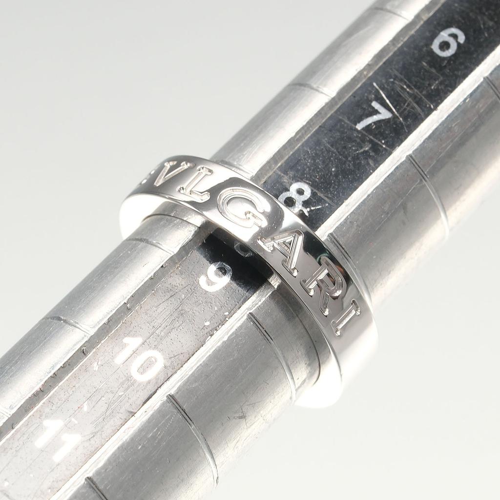 BVLGARI B.ZERO1 Essential Ring Be zero one K18 white gold/diamond #4.7(US Size) 6.3g Women Used