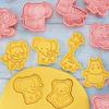 8PCS Multipurpose Animal Shape Cookie Cutter Food Grade PP Biscuit Mold Fondant Mold Fondant Biscuits Cookie