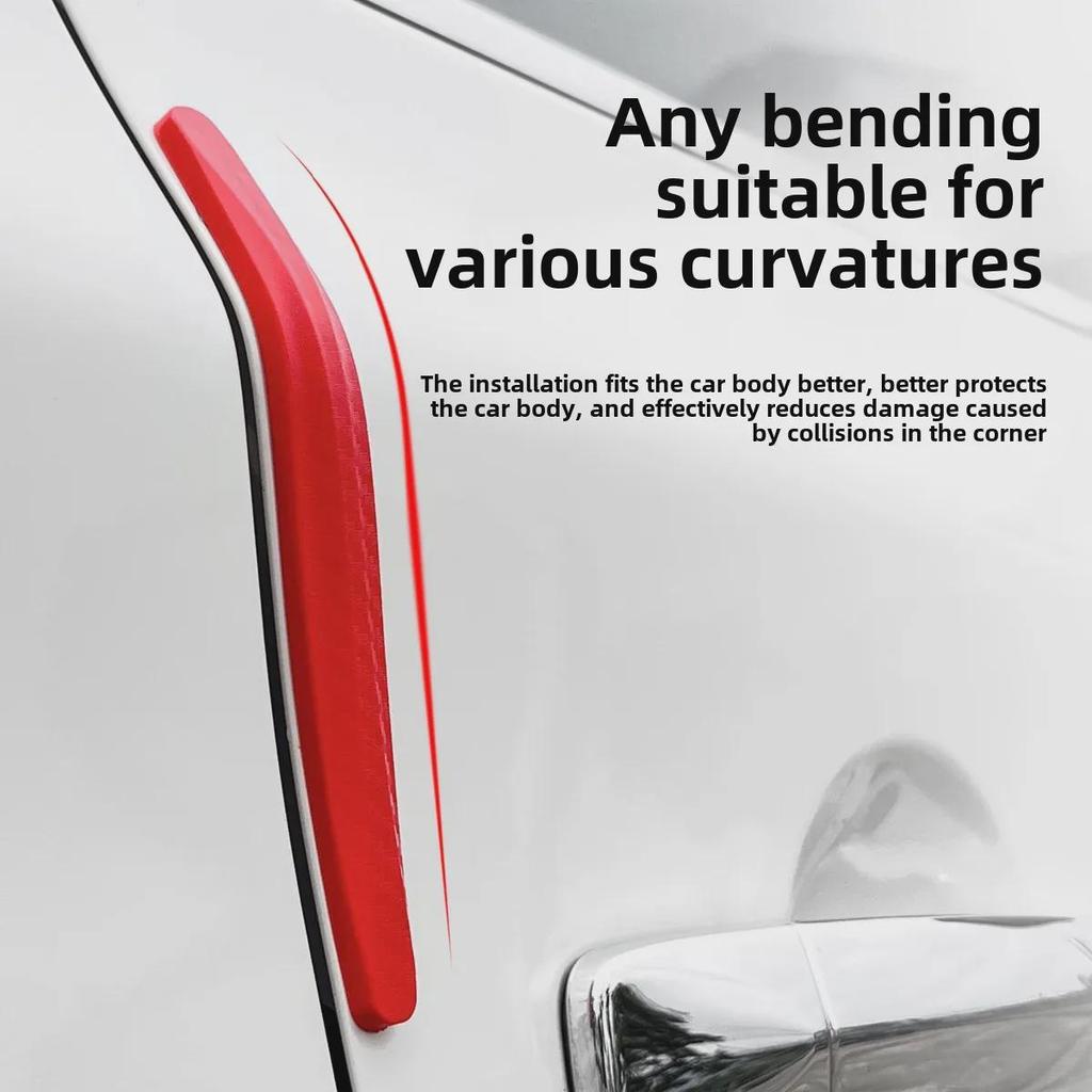 Невидимые полосы для защиты от столкновений на дверях и зеркалах автомобиля, универсальные защитные наклейки против царапин
