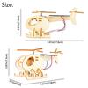 DIY Wooden Solar Helicopter Toy for Children Physics Science Experimental Handmade Assembly Model Kits Educational Toys Gifts