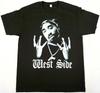 Футболка 2Pac ТУПАК ШАКУР West Side Рэп Хип-Хоп Футболка Мужская 100% Хлопок Новая Унисекс Футболка