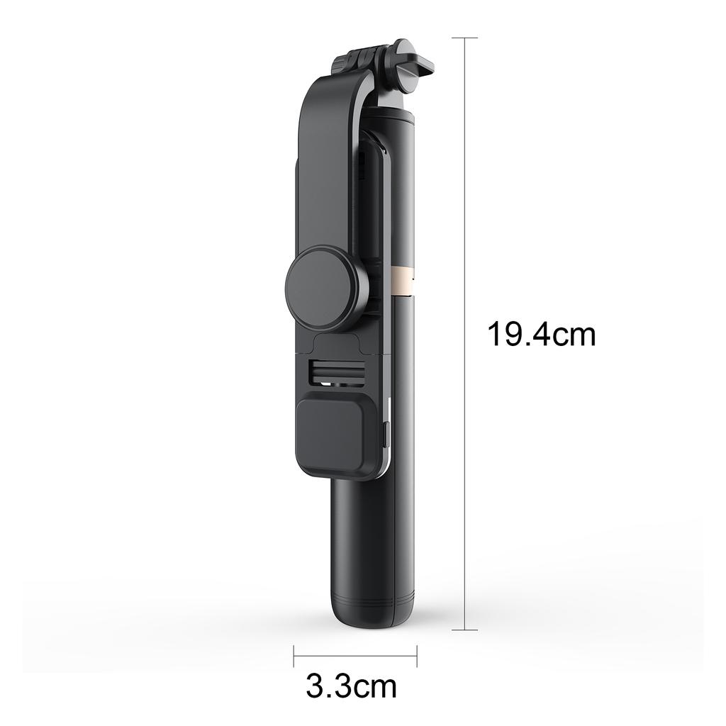 Aluminum Alloy Wireless BT Remote Control Selfie Stick Multifunctional Portable Tripod Stand with
