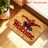 1pc Polyester 2D Flat Printing Marvel Doormats Spider-Man Soft Flannel Welcome Rug, Ultra-Cozy Floor Mat for Bedroom Living Ro