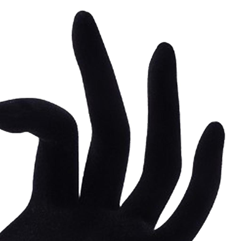 Mannequin Hand Jewelry Display Holder Stand Store Resin Black Elegant Bracelet Necklace Ring