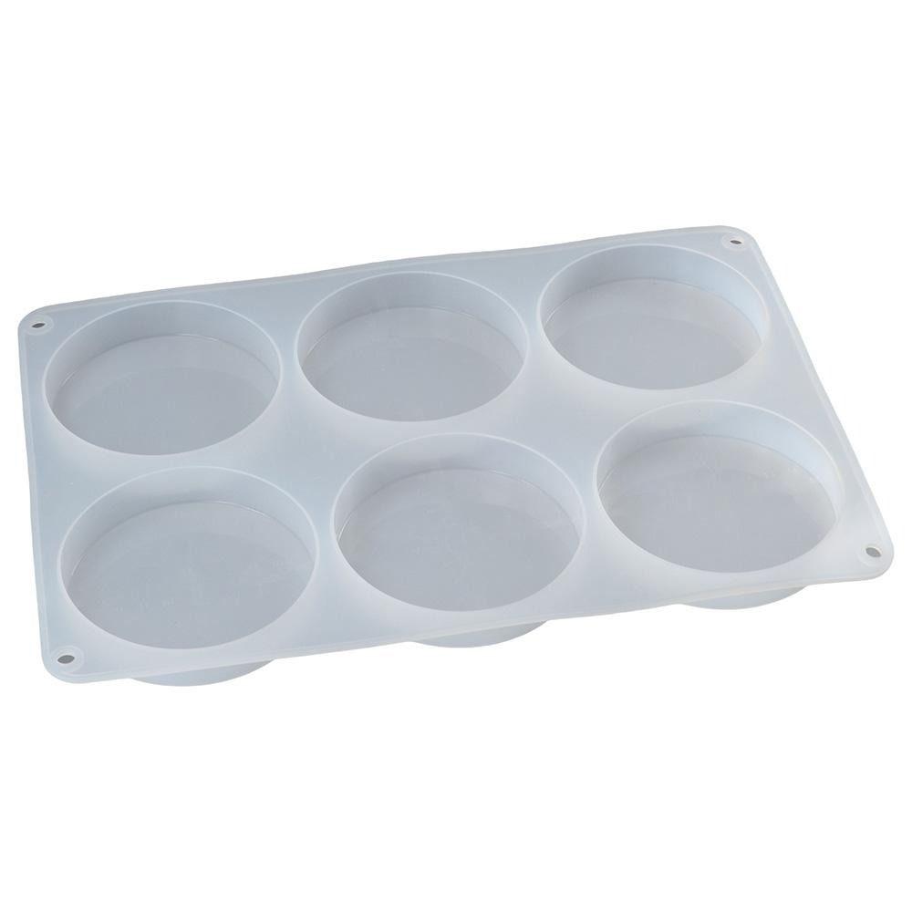 3.8 Inch Deep Resin Coaster Molds 6-Cavity Handmade Coaster Molds For Craft Art