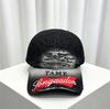 Niche heavy industry broken brim label cap women wash old damage embroidery dome boy trendy baseball cap