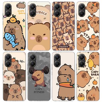 Смешная Капибара Мультяшное Животное Чехол Для Телефона Для Xiaomi Poco X5 X6 X7 Pro F7 Ultra M7 Redmi 15C 15 13C 13 12C 12 10 10C 10A 9 9C 9T