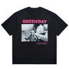 Green Day Anti-war Boy PUNK Punk Band Trendy Brand Short-sleeved Rock T-shirt Vintage American Men and Women