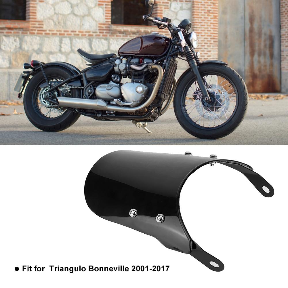 Прозрачное ветровое стекло мотоцикла, ветровое стекло, подходит для Bonneville T100 2003 2017, черное