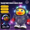 Baby Duck Toy Musical Interactive Toy Electric with Lights and Sounds Dancing Robot Space Elements for Infants Babies Kids Gifts