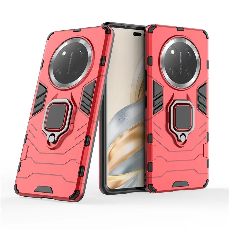 Чехол-подставка для телефона Honor X9c Smart X9b Magic 7 Lite Magic 6 Чехол с кольцом Магнитный кронштейн Накладка Fundas Coque