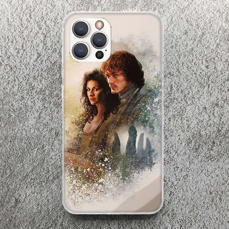 Чехол для телефона Outlander TV для iPhone 17 16 15 14 13 12 11 Pro Max Mini Plus Air 7 SE 8 Мягкий силиконовый чехол с принтом Funda для Apple i