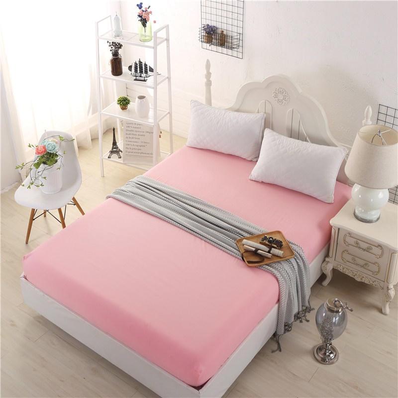 Cozy Solid Color Fitted Sheet Set Ideal For Enhancing Bedroom Comfort And Style