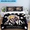 3PCS Beetle Haunted House 3pcs Bedding,Including 3PCS Duvet Cover And 2pcs Pillowcases Perfect for Christmas,Ideal for Bedroom, Dormitory