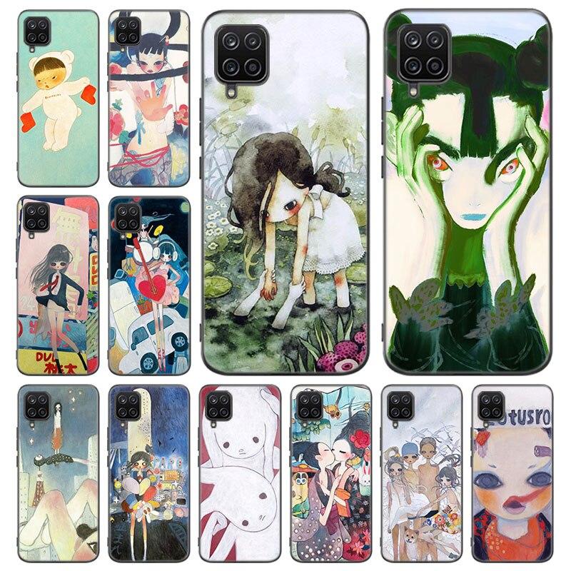 Чехол для телефона Aya takano для Samsung Galaxy A12 A22 A31 A32 A50 A51 A70 A71 A72 A11 A21S A02S A10S A20S A30S A52 S 5G черный чехол