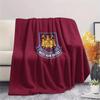 West Ham United FC Flannel Blanket, High quality Comfortable for All Seasons, Home Decor, Warmth and Comfort