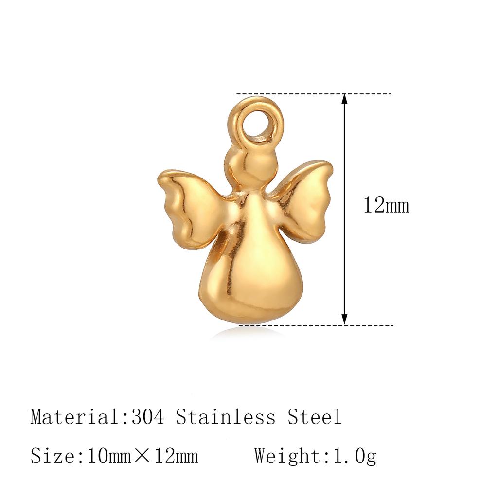 3Pcs Pet Dog Claw/Compass North Star/Sea Wave/Cat's Paw Charms Stainless Small Pendants for Necklace Bracelet DIY Jewelry Making