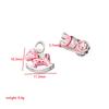 S999 Pure Silver Epoxy Zodiac Horse Pendant, DIY Bracelet Pendant, Handmade Braided Rope Material Accessories