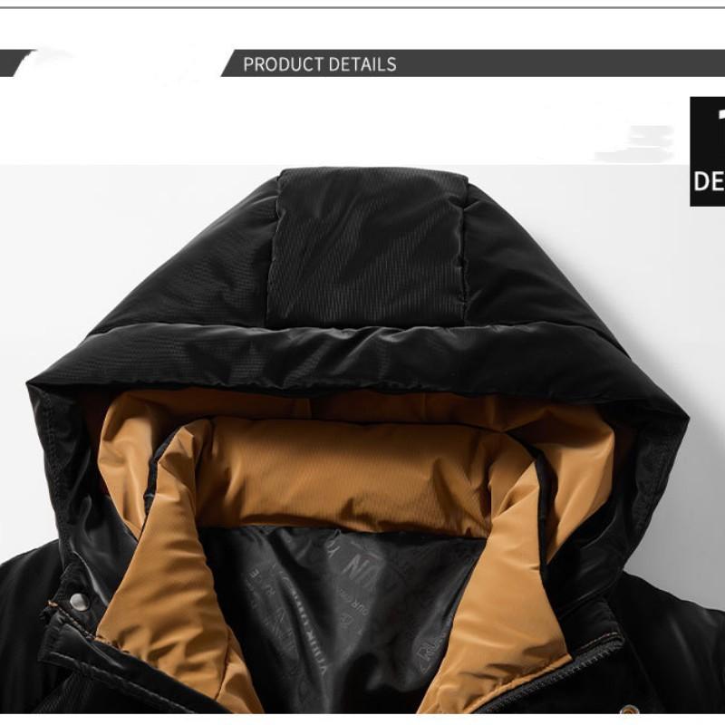 Europe and the United States Men's Autumn and Winter Cotton-padded Coat Trend Cold and Thick Bread Clothing Casual Warm Cotton-padded Coat