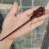 Lightning Jujube Wood, Dragon Head Hairpin, Antique Pan Hairpin, Taoist Wood Hairpin