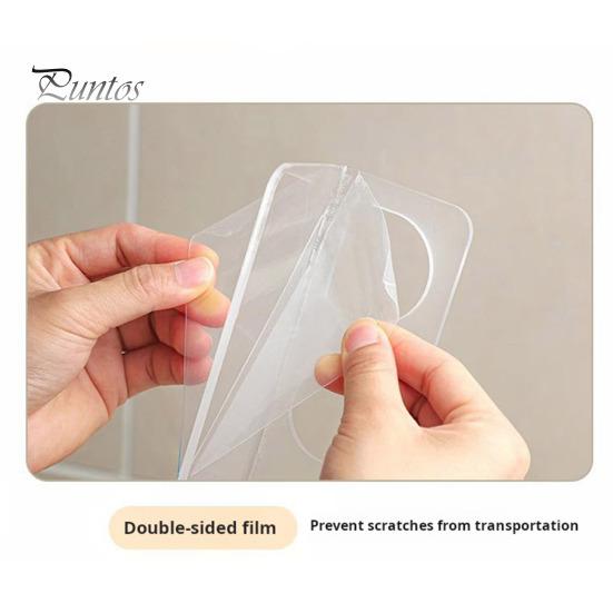 Настенный акриловый держатель для расчесок, простая установка, компактный дизайн, органайзер для инструментов для волос, настенный держатель для расчесок