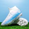 2024 Men's Soccer Shoes Large Size Ultralight Football Boots Boys Sneakers Non-Slip AG/TF Soccer Cleats Ankle Boots Unisex