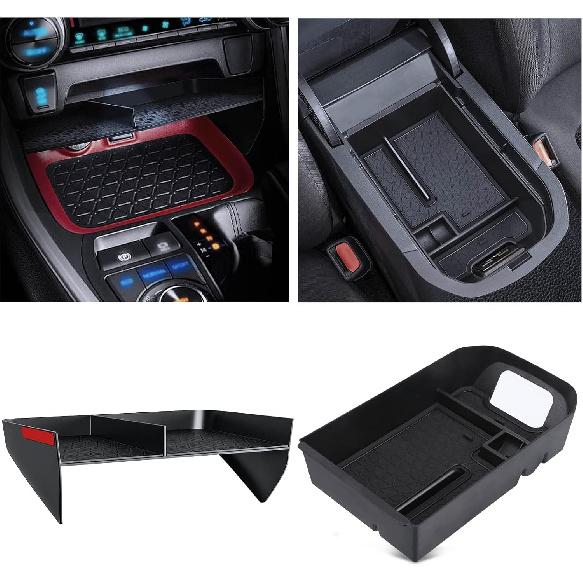 Upgraded Center Console Organizer Compatible With Toyota RAV4 2025 2024 Interior Accessories, Gear Shift Storage Tray Secondary Box Ert Divider