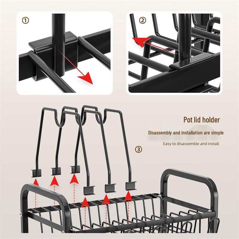 Хонгфу Настольная кухонная сушилка для посуды