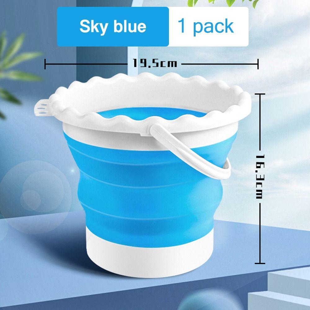 Portable Paint Brush Washing Bucket Silicone Paint Brush Washer Wash Pen Bucket Students