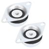 2pcs M10 Thread Shock Damper Rubber Material Bell Shaped Rubber Buffer Excellent Shock Absorption High Load Capacity