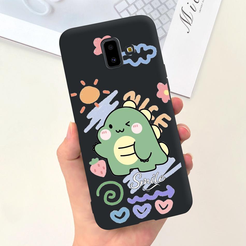 Чехол для Samsung Galaxy J6 Plus 2018 Samsung J6 (2018) J6+ J 6 J6Plus J610F J600G Милый Конфетный Цвет Мягкий Силиконовый Задний Чехол для Телефона